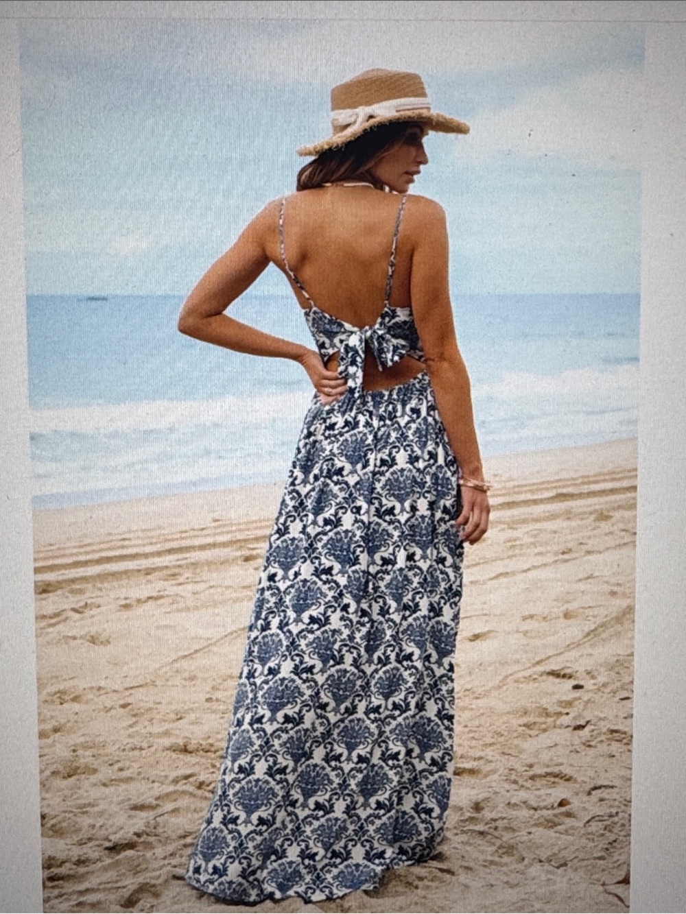 Cupshe Summer Serenade Ornate Maxi Dress - Picture 4 of 6